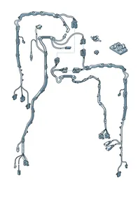 Cable set — VW GTI factory diagram