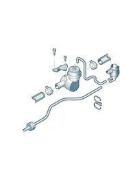 Heater valve — VW GTI factory diagram