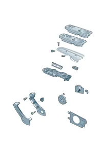Grab handle — VW GTI factory diagram