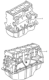 Short engine — VW GTI factory diagram