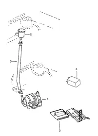 Diagnosis pump — VW GTI factory diagram