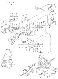 Compressor mount — VW GTI factory diagram
