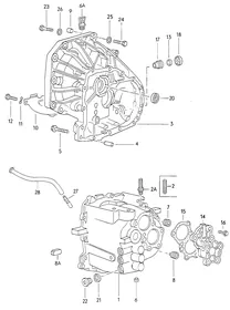Gear housing — VW GTI factory diagram