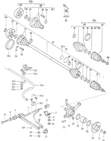 Wishbone — VW GTI factory diagram