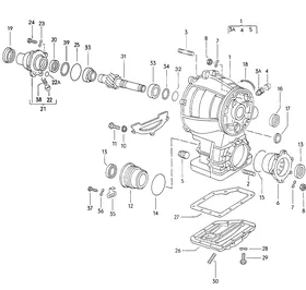 Axle drive housing — VW GTI factory diagram