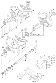 Steering wheel — VW GTI factory diagram