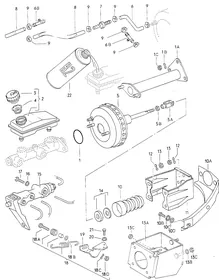 Brake servo — VW GTI factory diagram