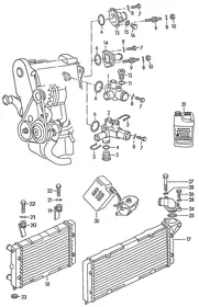 Cooler — VW GTI factory diagram