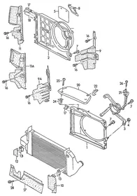 Air guide — VW GTI factory diagram