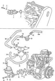 Fuel pump — VW GTI factory diagram