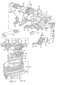 Air flow meter — VW GTI factory diagram
