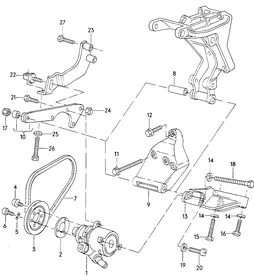 Vane pump — VW GTI factory diagram