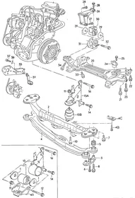 Securing parts — VW GTI factory diagram