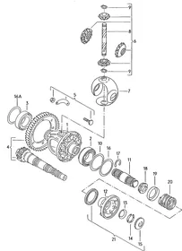Differential — VW GTI factory diagram