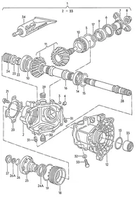 Final drive — VW GTI factory diagram