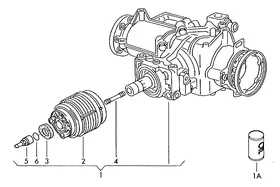 Final drive — VW GTI factory diagram