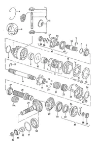 Differential — VW GTI factory diagram