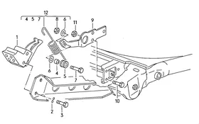 Brake force regulator — VW GTI factory diagram