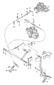 Accelerator pedal — VW GTI factory diagram