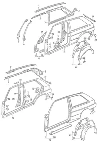 Side part — VW GTI factory diagram