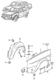 Wing — VW GTI factory diagram