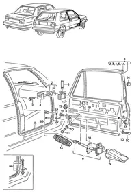 Doors — VW GTI factory diagram