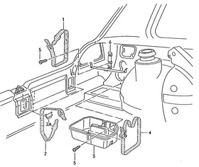Retainer — VW GTI factory diagram