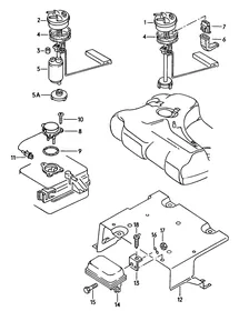 Sender — VW GTI factory diagram