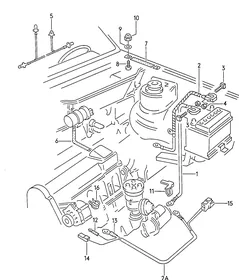 Wiring set — VW GTI factory diagram