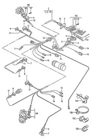 Wiring harness — VW GTI factory diagram