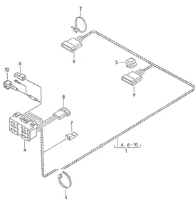 Wiring light — VW GTI factory diagram