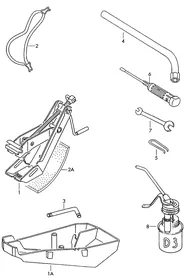 Jack — VW GTI factory diagram