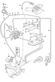 Vacuum system — VW GTI factory diagram