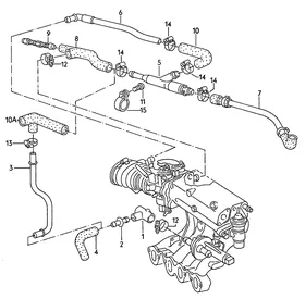 Suction jet pump — VW GTI factory diagram
