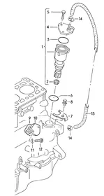 Vacuum pump — VW GTI factory diagram
