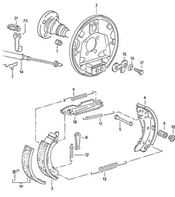 Back plate — VW GTI factory diagram