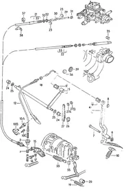 Accelerator pedal — VW GTI factory diagram