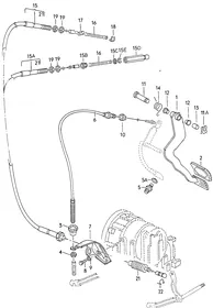 Brake pedal — VW GTI factory diagram